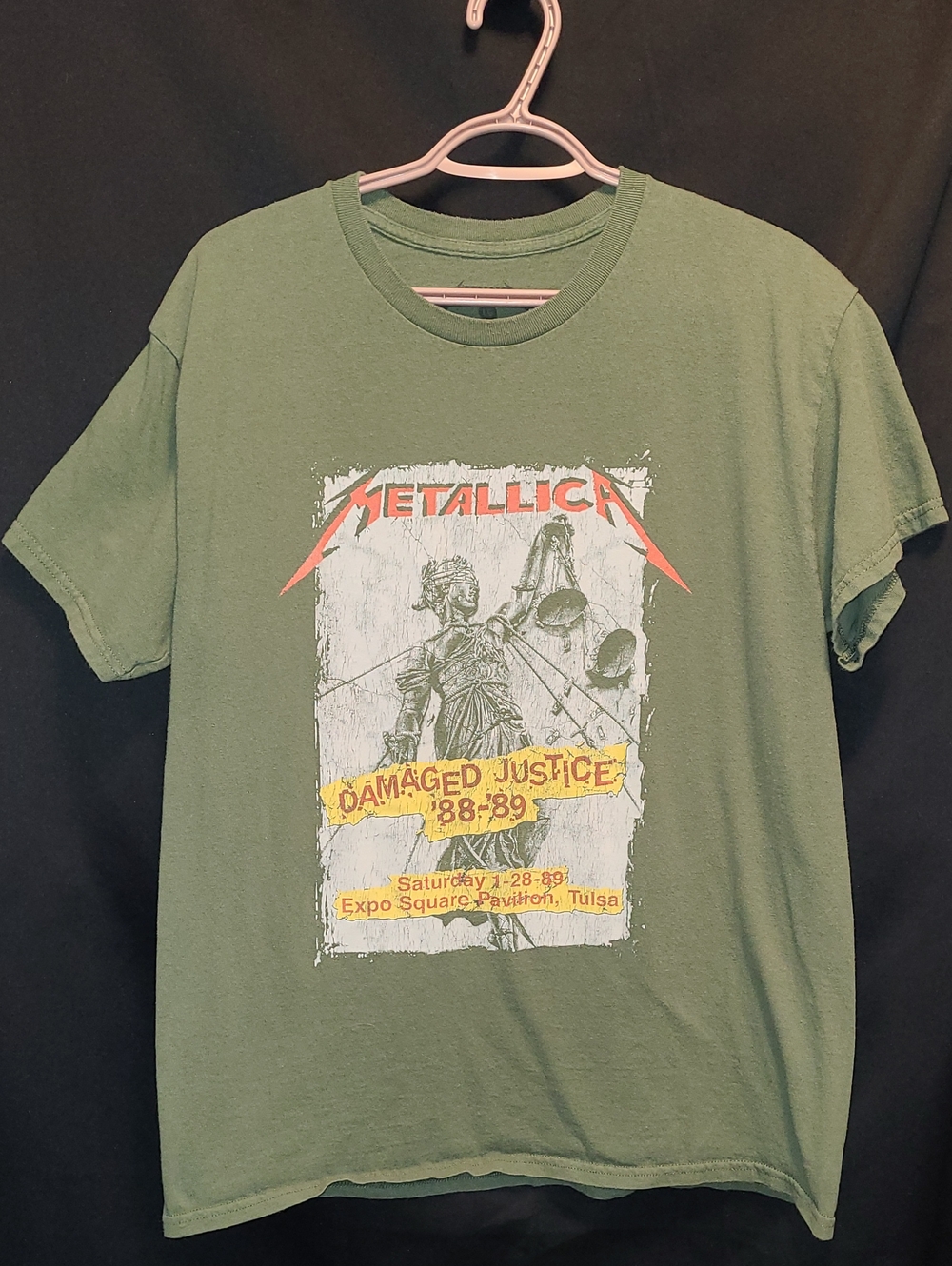 Damaged Justice Tour Graphic Tee - Green